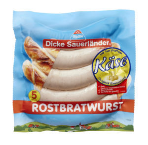 Bild "Dicke Sauerländer" Rostbratwurst Käse