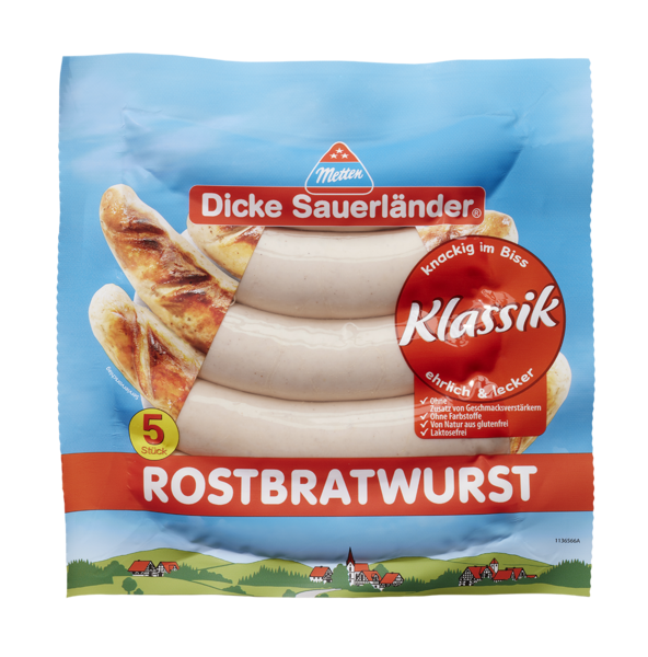 Bild: "Dicke Sauerländer" Rostbratwurst Klassik