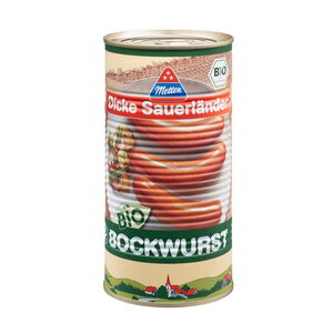 Bild "Dicke Sauerländer" BIO Bockwurst
