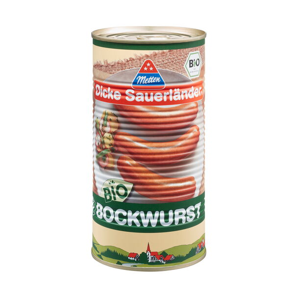 Bild: "Dicke Sauerländer" BIO Bockwurst